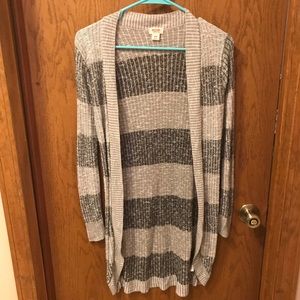 ❤️Mossimo Stripped Open Front Cardigan